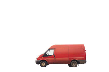 The Van Isolated On Transparent Background