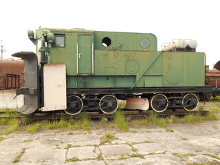Railway snow plow.