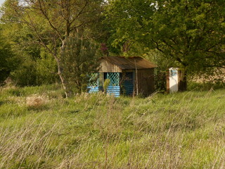 Allotment houses.