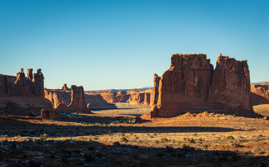 Buttes at Arches National Park, in eastern Utah