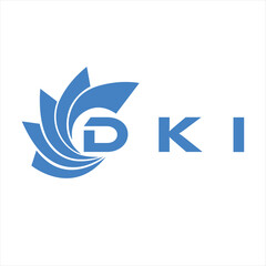 DKI letter design. DKI letter technology logo design on white background. DKI Monogram logo design for entrepreneur and business