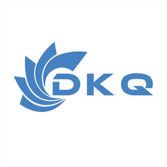 DKQ letter design. DKQ letter technology logo design on white background. DKQ Monogram logo design for entrepreneur and business