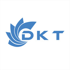 DKT letter design. DKT letter technology logo design on white background. DKT Monogram logo design for entrepreneur and business