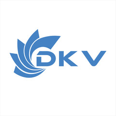 DKV letter design. DKV letter technology logo design on white background. DKV Monogram logo design for entrepreneur and business