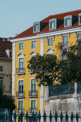 Architectural details in Lisbon Portugal