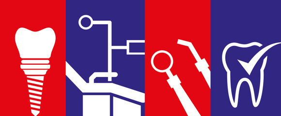 dental clinic vector template logo design