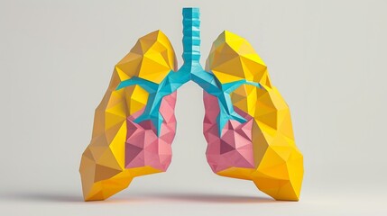 Geometric toy building set of the human eye, geometric colorful wooden constructor pieces on plain light background.