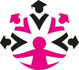 education school vector template logo design