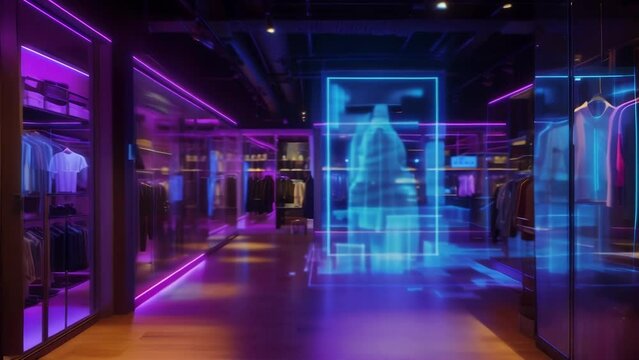 A virtual storefront showing how retailers can use IoT ytics to personalize the customer experience and increase sales.