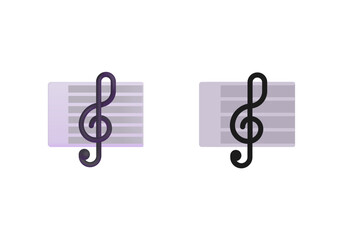 Obraz premium Musical score