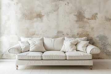 sofa on a light background