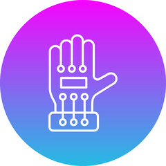 Obraz premium Wired Glove Icon
