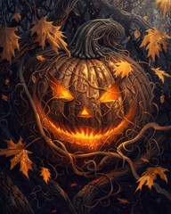 Spooky Shadows Dance on Halloween