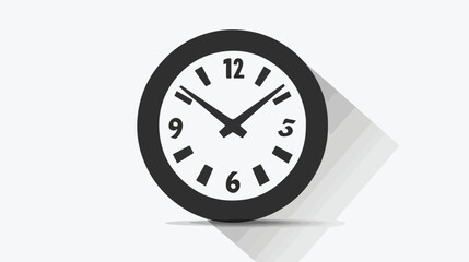 time clock isolated icon isolated on white background