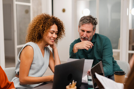 Business Colleagues Working Together