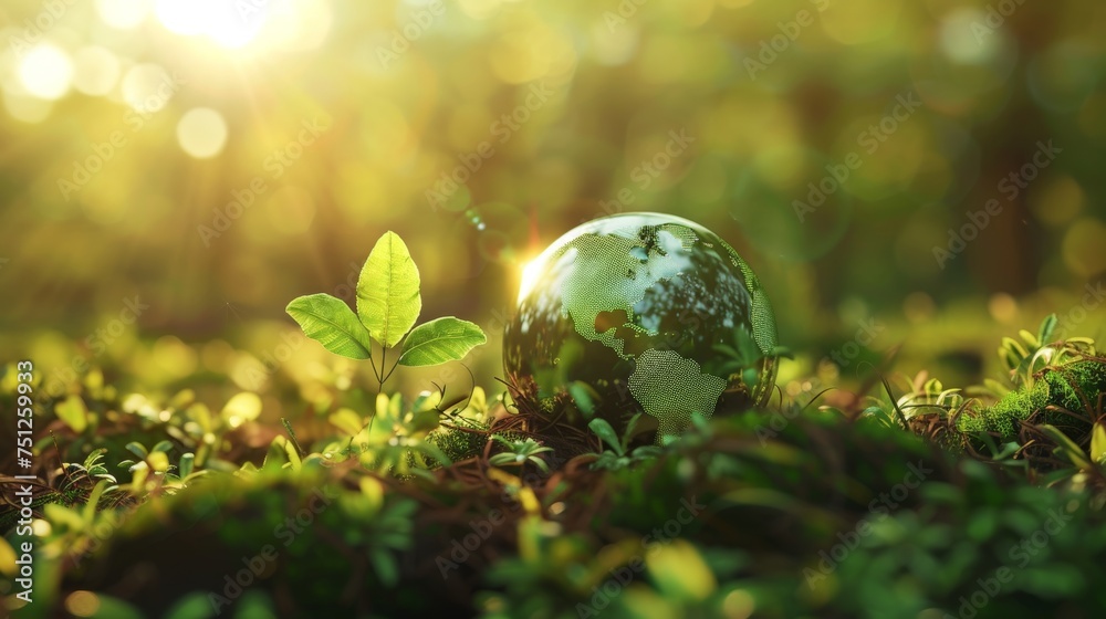 Poster concept of environmental technology. sustainable development goals. sustainable development goals. m
