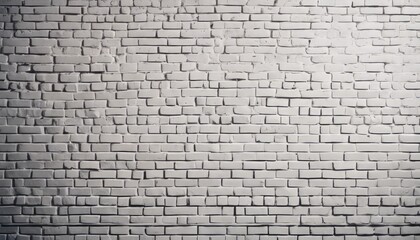 Obraz premium view of aesthetic old white brick wall background horizontal textures in the room image background