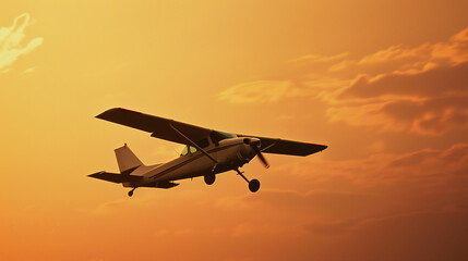 Fototapeta na wymiar 空を飛ぶ飛行機　交通イメージ
