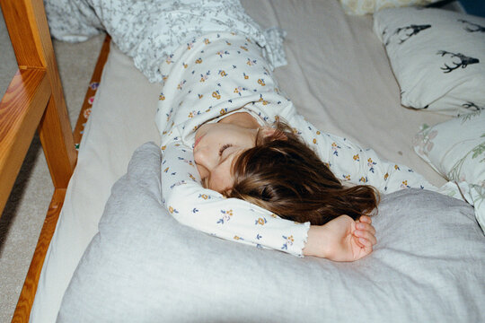 A sleeping child - Powered by Adobe