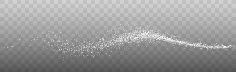 Design element for kitchen, bakery, advertising, video. Powdered sugar png explosion or splash, falling flour, salt powder falling gently. Top view 3d effect	 - obrazy, fototapety, plakaty