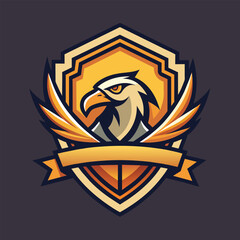Eagle logo icon illustration