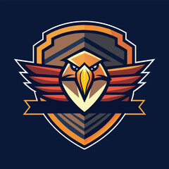 Eagle logo icon illustration