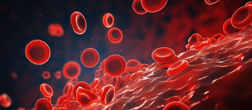 Fragmented red blood cells known as schistocytes, seen in cases of Microangiopathic haemolytic anaemia MAHA, are floating in the air.