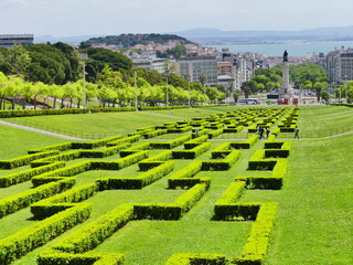 Parc et Jardin Edouard VII à Lisbonne