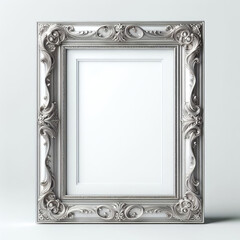 old vintage antique royal photo frame with beautiful carvings