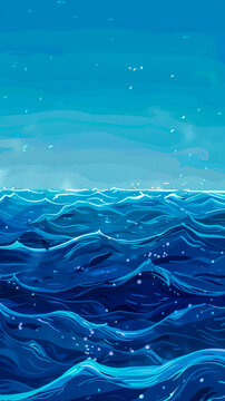 An ocean of alkahest, the mythical universal solvent. mobile phone wallpaper