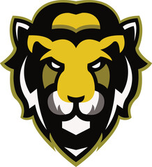 Lion Logo Design, Lion sport logo vector , Lion head illustration vector drawing, Mascot Brave Lion Logo design any kind of graphic design work, concept Lion's head, Esport game logo icon