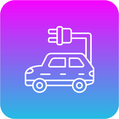 Electric Car Icon