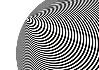 Retro shape. Concentric wallpaper background. Transparent design texture design element. Lines, waves, abstract stripes.