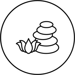 Hot Stone Icon