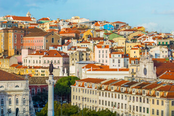 Pena neighborhood of old town Lisbon, Portugal