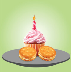 Simple birthday cake