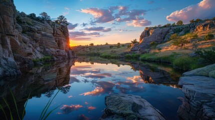 The stunning, calming morning or evening views are perfect for inspiring relaxation and relieving stress through natural tourism or as natural wallpaper images