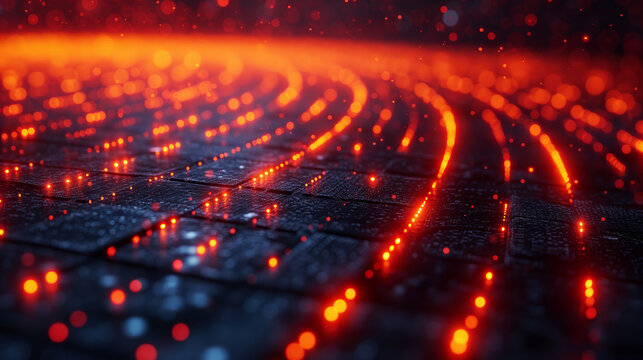 Visualization data technology theme, great design abstract digital technology background. Dynamic background. Graphic pattern. 3d trendy generative AI