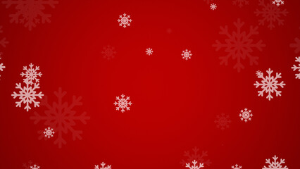 christmas background with snowflakes