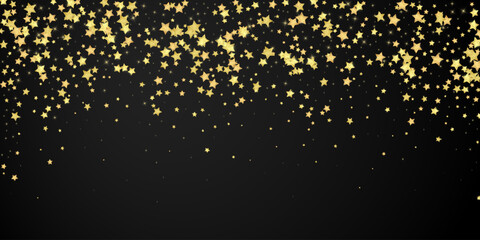 Magic stars vector overlay.  Gold stars scattered