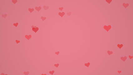 pink background with hearts