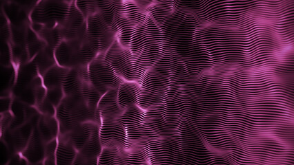 Pink wavy string background