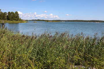 Trosa Havsbad in the Södermanland area, surrounded by magnificent archipelago views. Sweden.