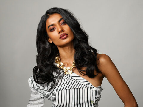 Stylish boss woman