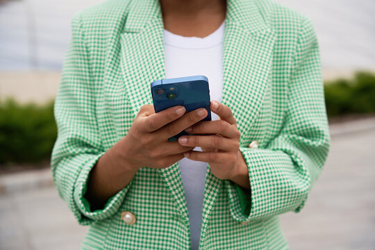 Woman Using Mobile Phone