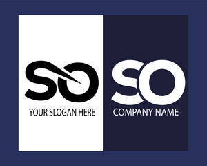  SO logo.SO abstract.SO latter vector Design.SO Monogram logo design .company logo