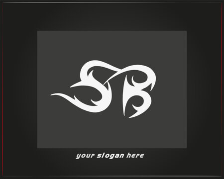  SB logo.SB abstract.SB latter vector Design.SB Monogram logo design .company logo
