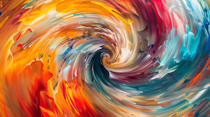 A symphony of color and light, swirling and twirling in a hypnotic dance that transcends time and space.