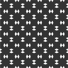Seamless geometric pattern monochrome