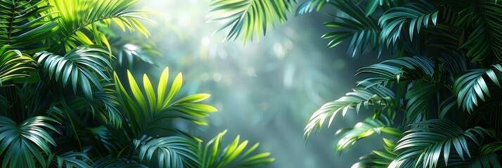 Fototapeta na wymiar Tropical Palm Leaves On White Grey, HD, Background Wallpaper, Desktop Wallpaper
